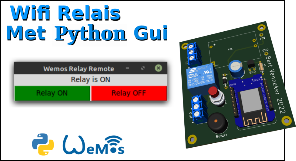 Wifi Relay met python Gui